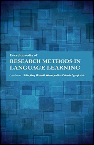 Encyclopaedia of Research Methods in Language Learning 3 Vols